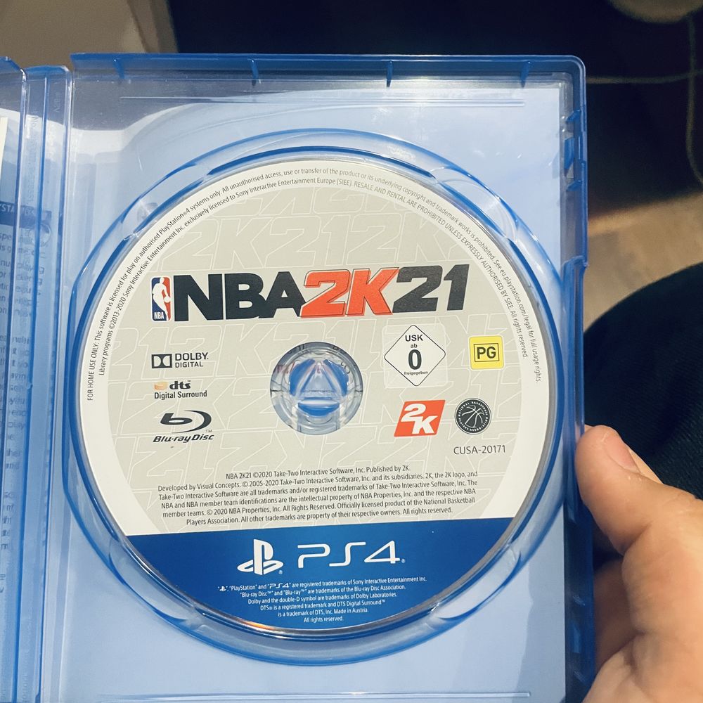 Nba2k21 диск для пс4