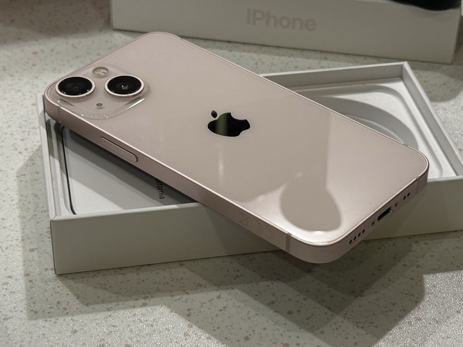 iPhone 13 Mini 128GB Pink  – Като НОВ, 100% Батерия.