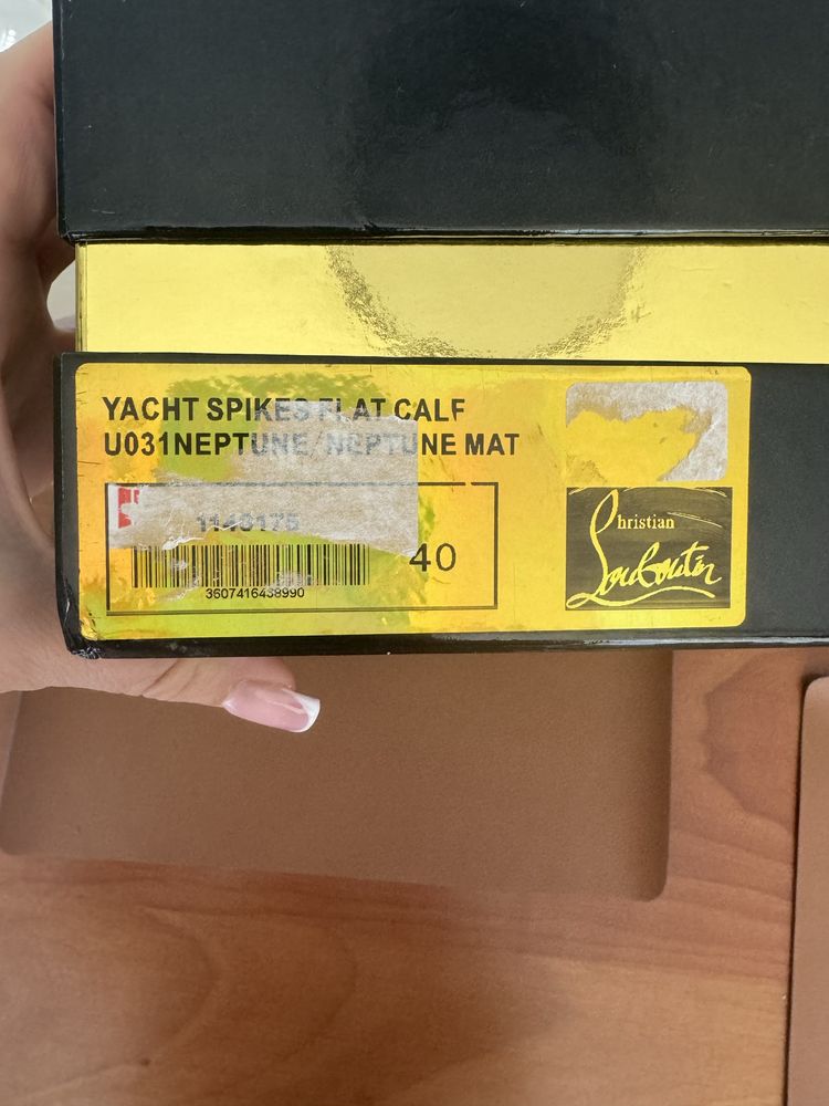 Christian Louboutin Spike 12 оригинални сандали 39