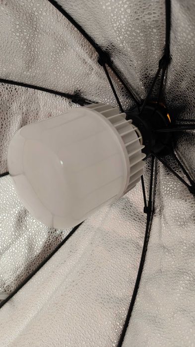 Студио осветление с дифузер, стойка 2м и 40W Led лампа