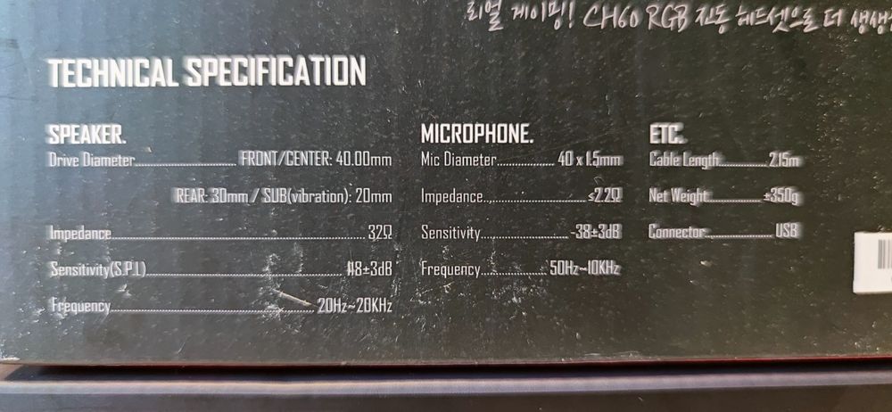 Căști gaming/filme ABKONCORE CH60  7.1, RGB, Earpad piele.