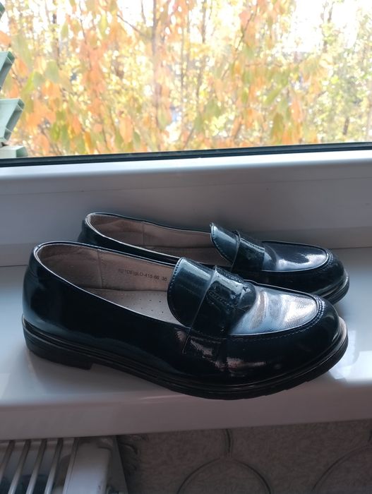 Лоферы школьные, 36 размер