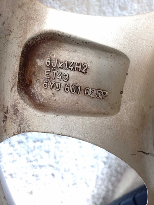 Продавам алуминиеви джанти 14 цола