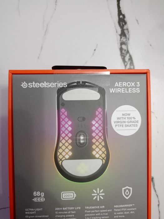 Vând Mouse Gaming Steelseries Wireless Aerox 3 Edition Onix 18000 dpi