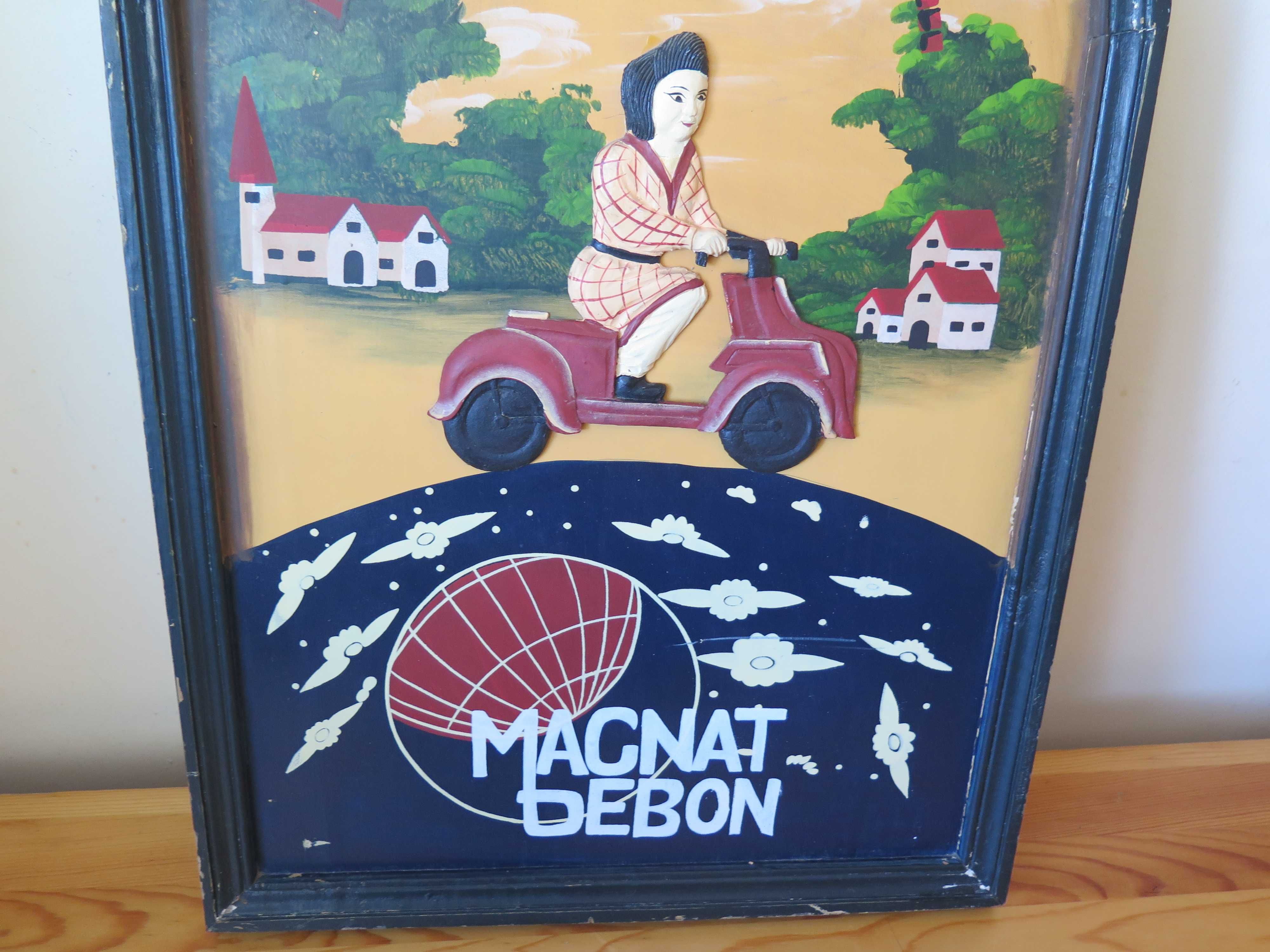 Стара картина,  релефна,FRANCE,Magnat Debon.