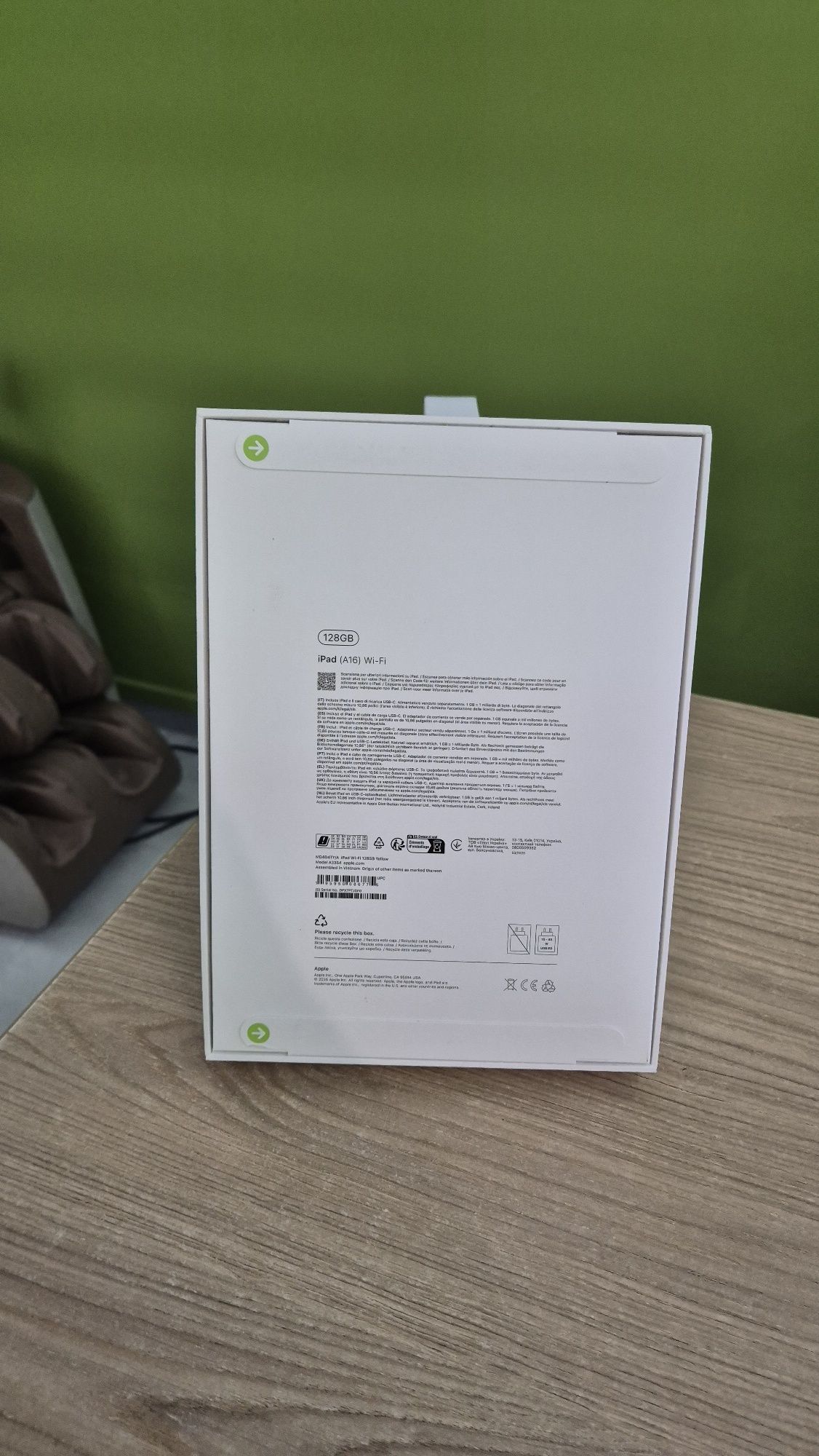 iPad A16 128gb WiFi Yellow