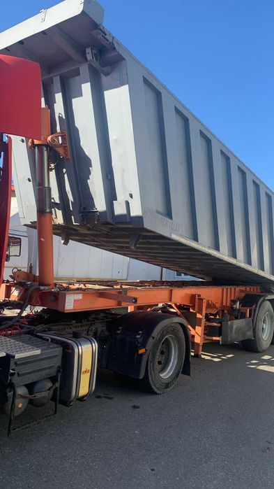 semiremorcă basculabilă SCHWARTZMUELLER - bena otel- cereale -agregate