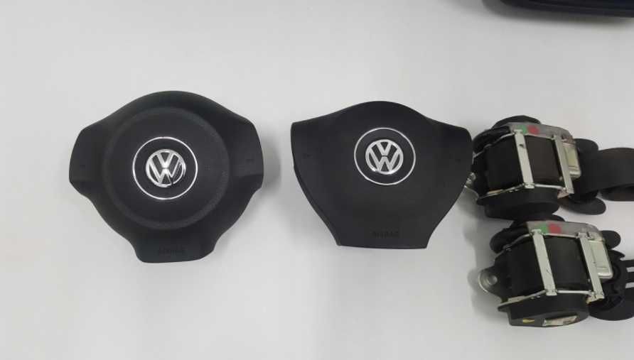 VW Eos Volkswagen kit airbag volan pasager plansa de bord set centuri