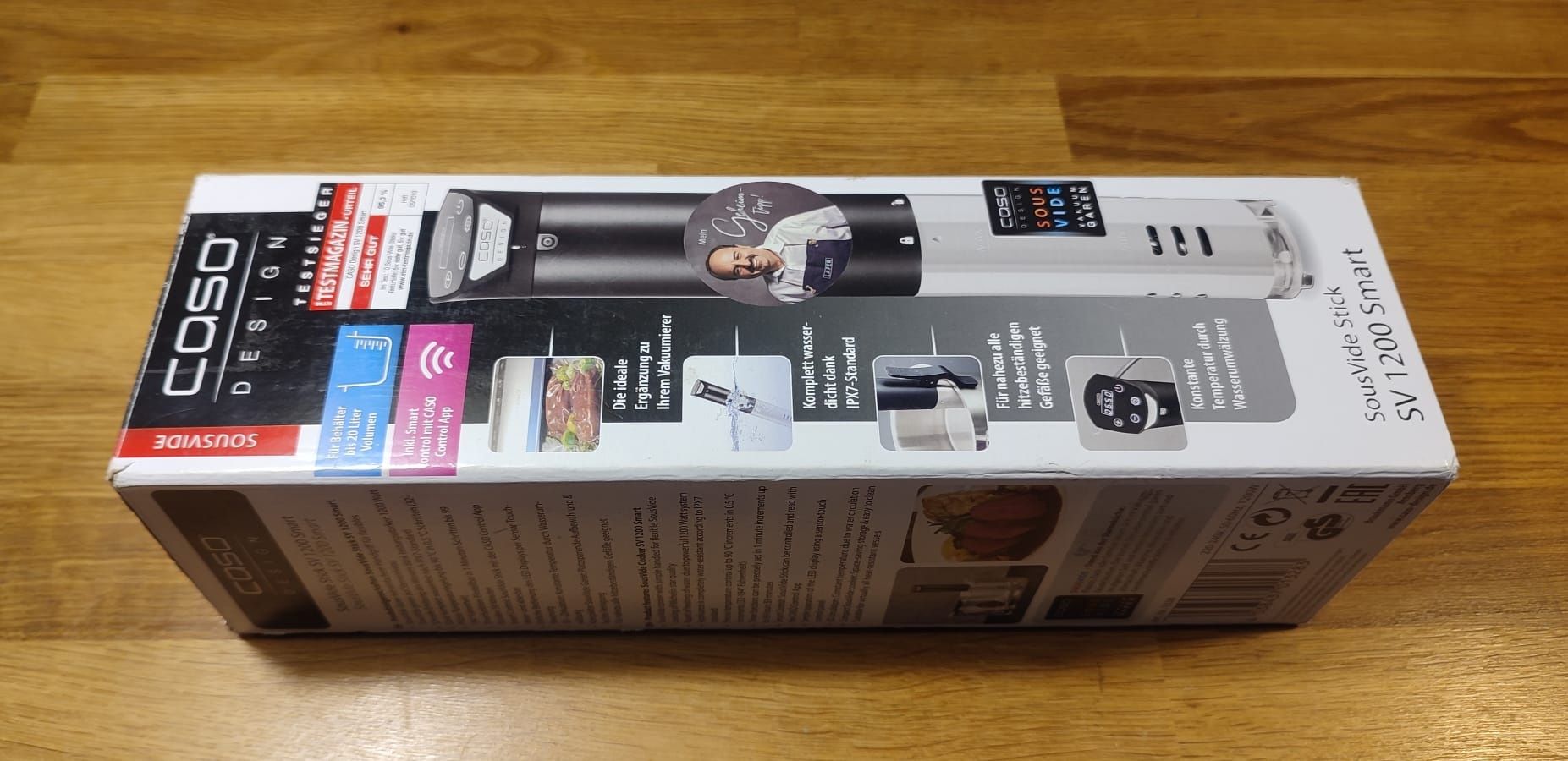 Aparat de gatit Sous Vide - CASO DESIGN SV1200 Smart cu Wi-Fi