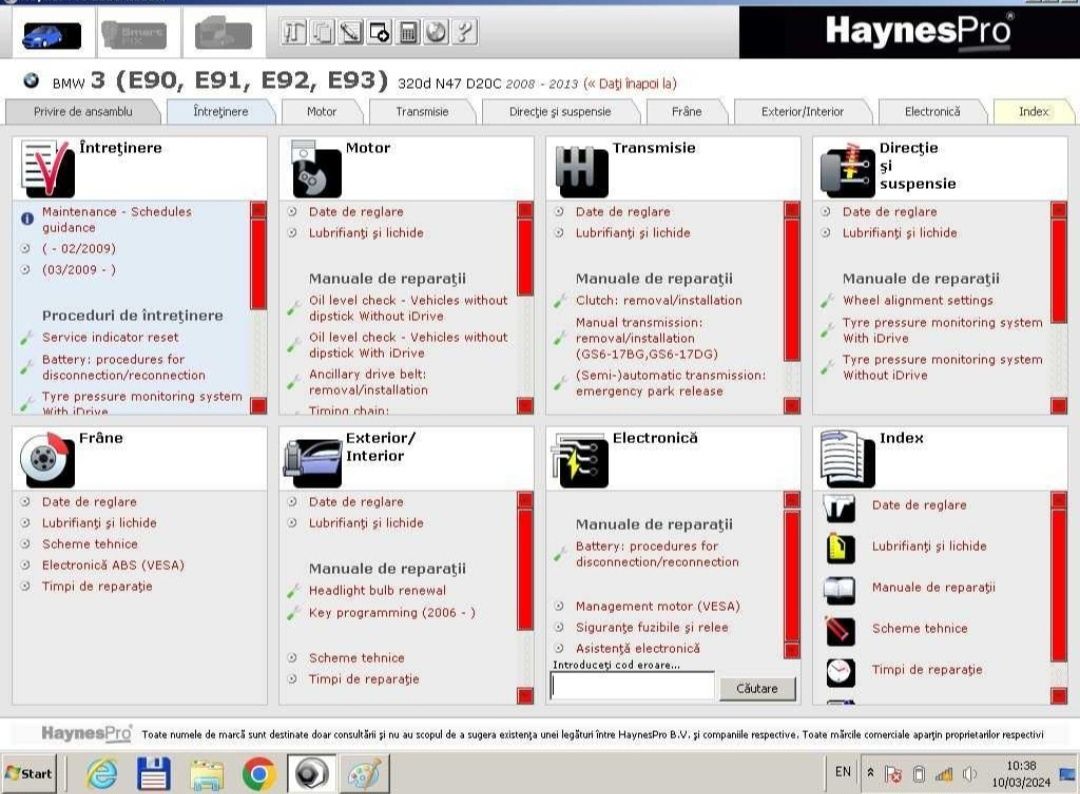 Program windows reparatie auto scheme electrice Haynes A_data Technik