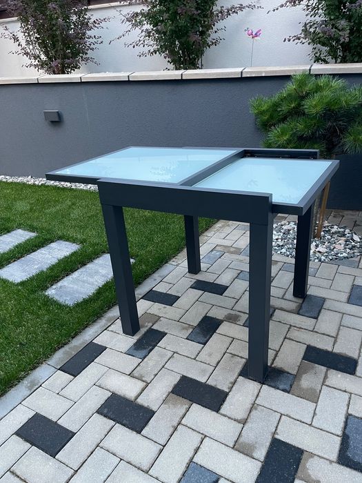 Masa de gradina extensibila 70x70- 70x140