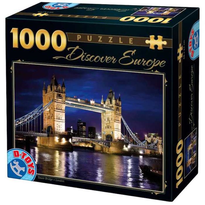 Puzzle Tower Bridge – Puzzle adulți 1000 piese – Discover Europe