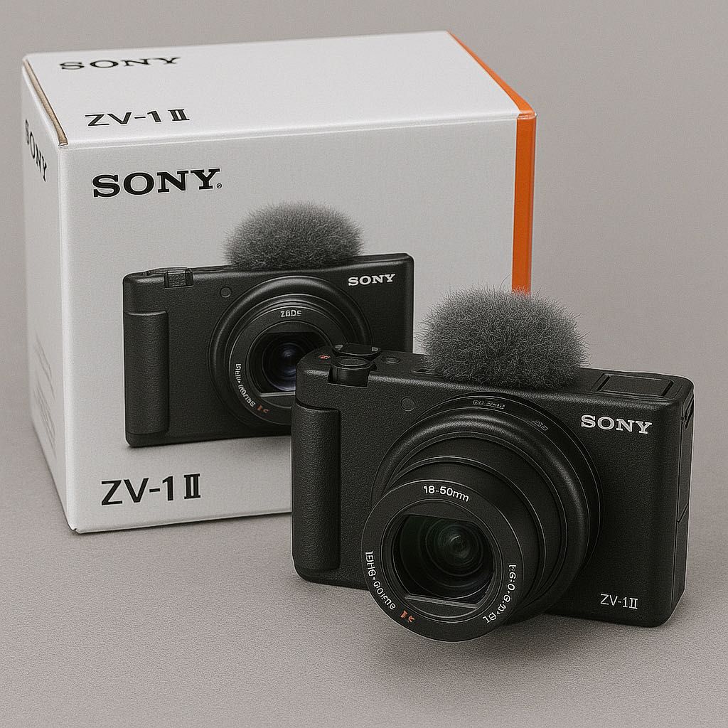 Компактен фотоапарат за влогинг Sony - ZV-1 II, черен В ГАРАНЦИЯ