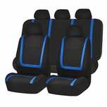 Set huse scaun auto ieftine, Universale 9 piese, model BLUE-LINE