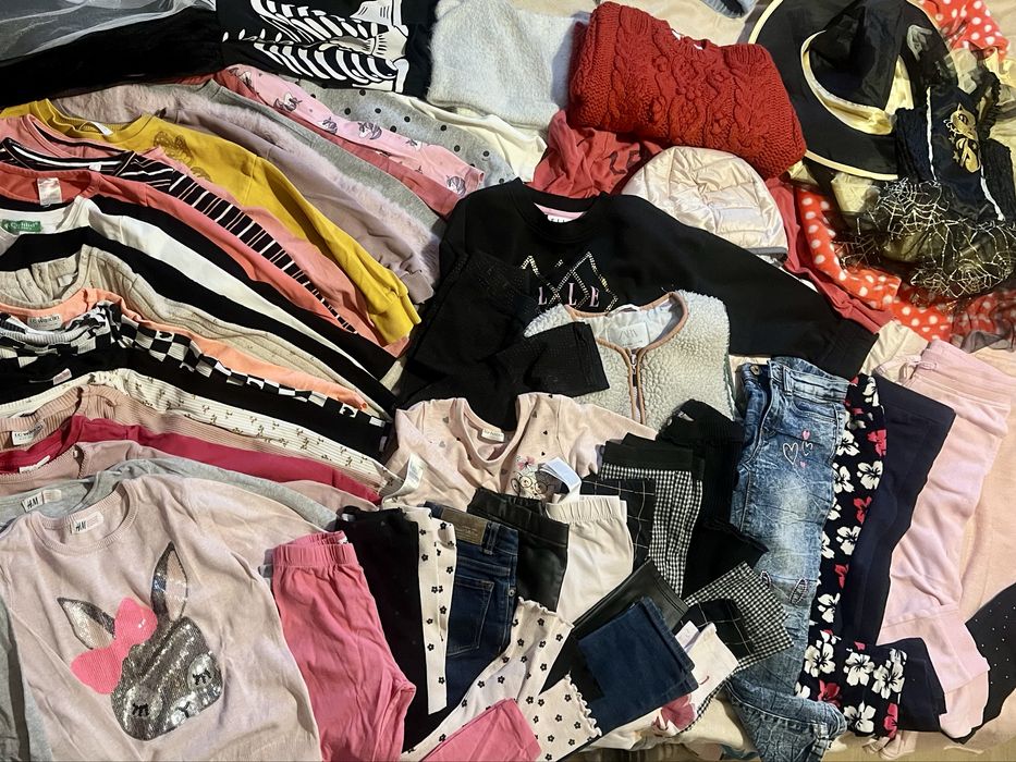 Лот дрехи за момиче есен-зима р-р 110-116