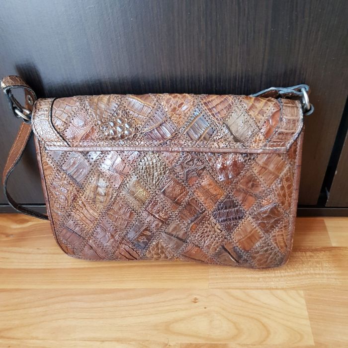 poseta,geanta piele crocodil