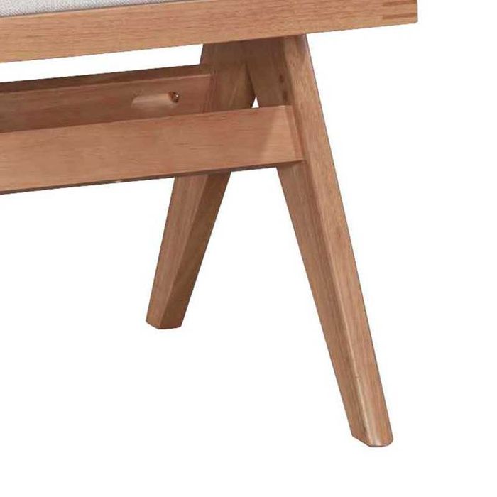 Стол, Winslow, Орех, Естествен ратан, 46.5х55.8х82см.