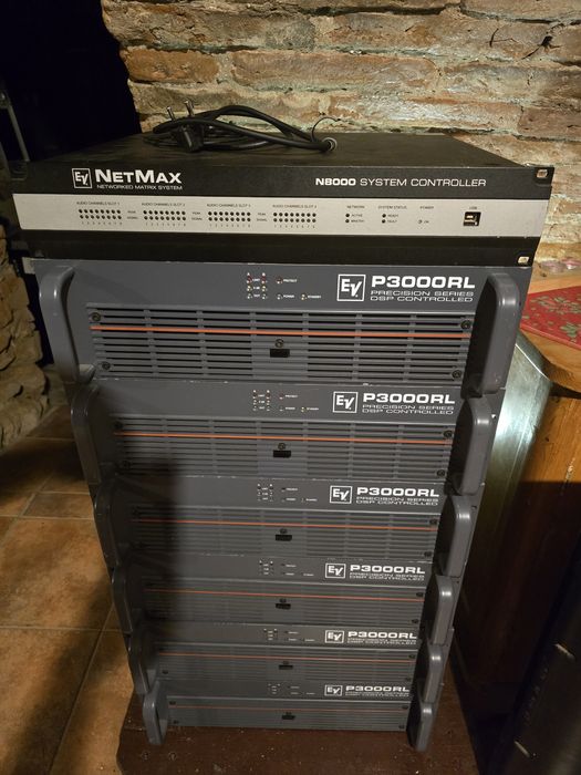 Amp Electrovoice P3000RL 2x1200w/P900rl 2x450w/Dynacord Dpa4140 400w