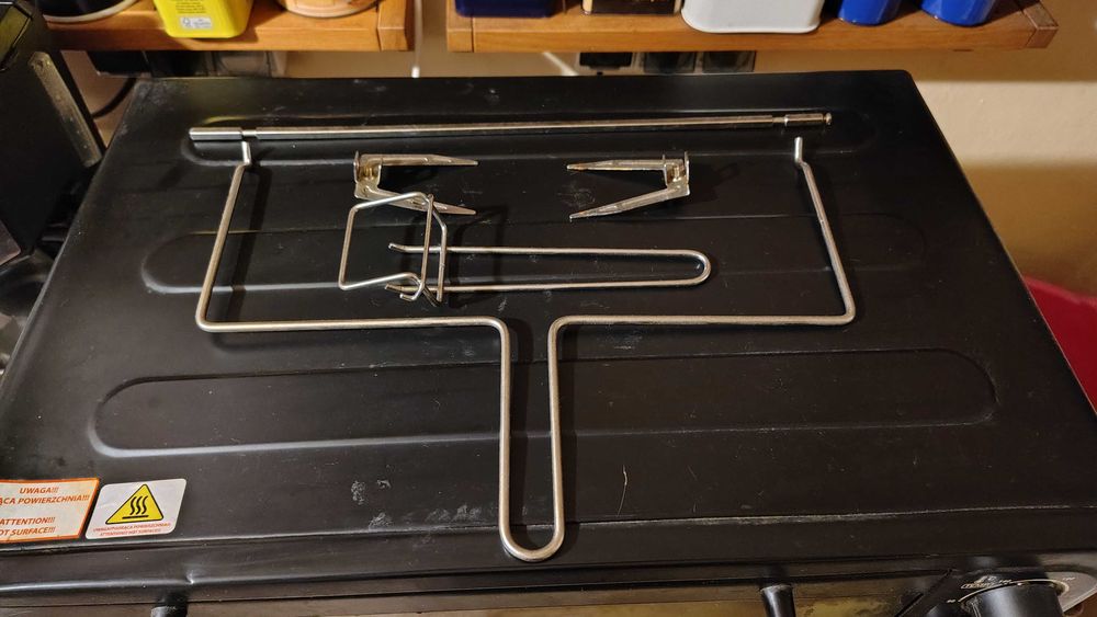 Cuptor electric Adler AD6010, 2000W, 45l, rotisor Negru