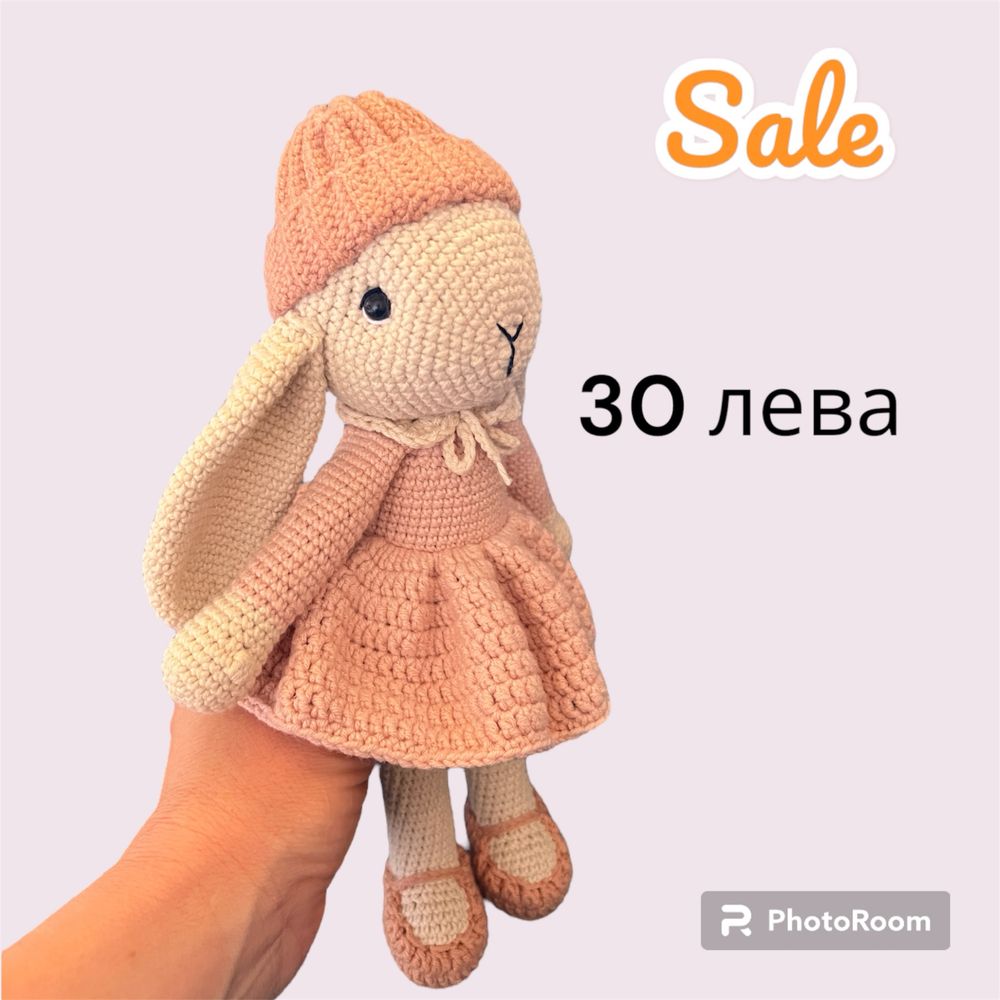 Плетена играчка Зайче