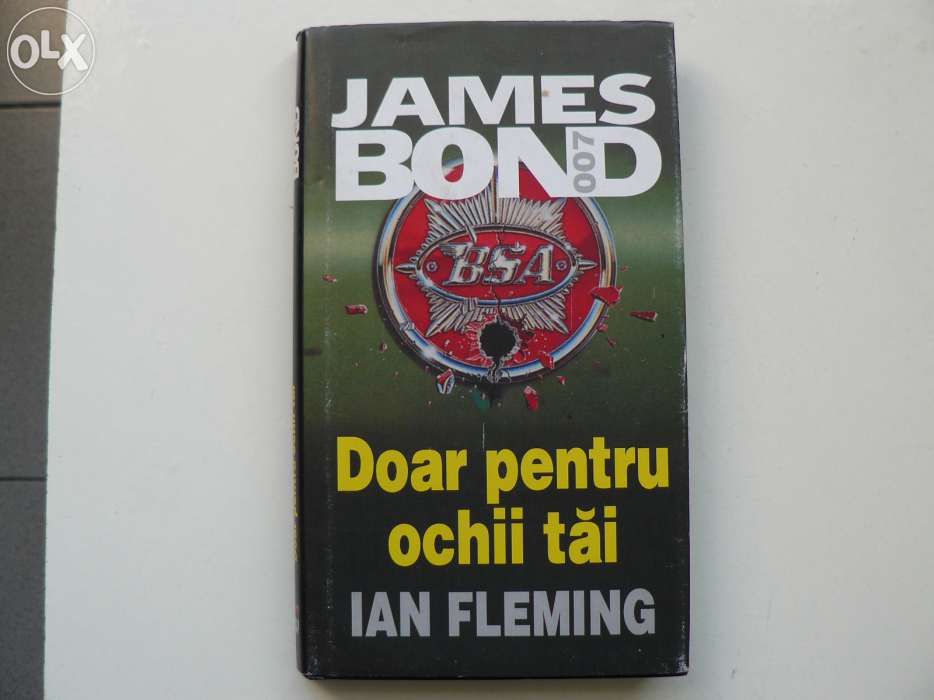 Lot de 3 carti JAMES BOND,agentul 007,stare foarte buna