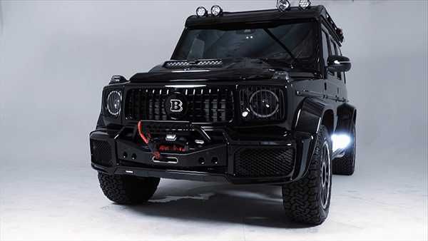 Багажник + Стълба + Карбон Спойлер и лед прожектори Mercedes G W464