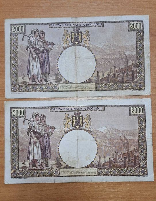 Bancnote serii consecutive 1918-1945