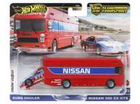 Euro Hauler Nissan 300 zx Gts Team Transport Hot Wheels Premium