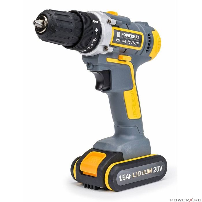 Filetanta 2 acumulatori 20V 1.5Ah, masina pentru gaurit, bormasina,