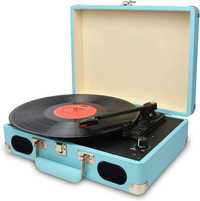 Нов Грамофон, Ретро стил с вграден високоговорител Vinyl Record Player