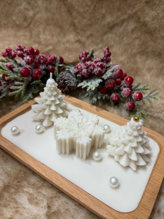 Lumanari parfumate / marturii si aranjamente florale din soia