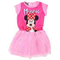 Rochita fetite cu personajul Minnie, Disney, haine copii, cu Dantela