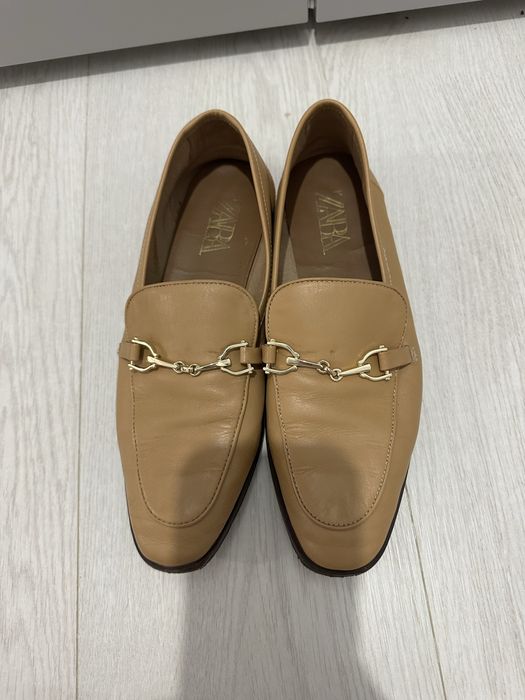 Loafers Zara piele marimea 39