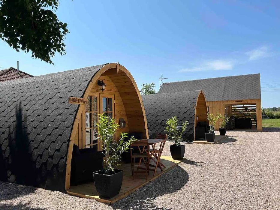 Casa glamping, kit 24mp. Pentru planuri vizitati       bassm.ro