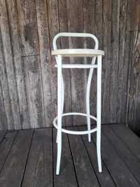 Висок стар метален бар стол за външна употреба. Внос Франция