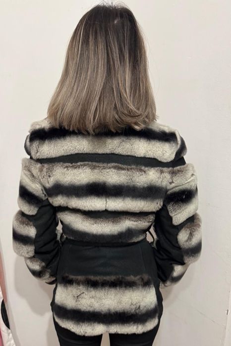 Haina din Blana naturala Chinchilla