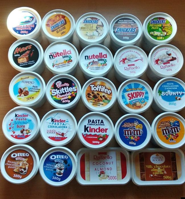 Pastă de ciocolata MIX cutie, stoc limitat