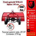 Freza agricola  Wirax latime de lucru 1400mm Agramix