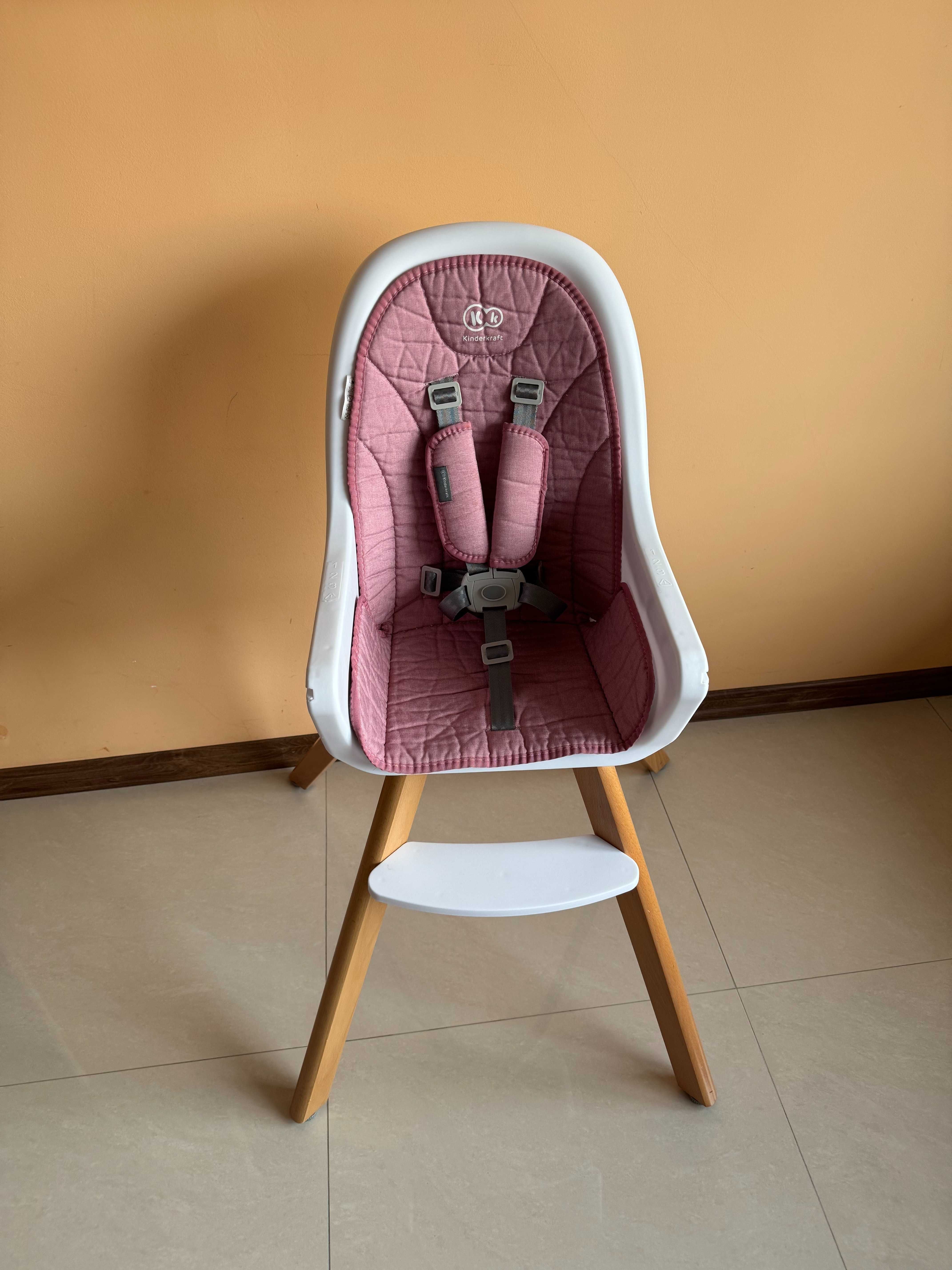 Столче за хранене 2 в 1 KinderKraft Tixi - Розово