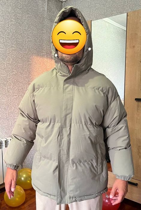 Куртка зимняя мужская, оливкового цвета размер XL