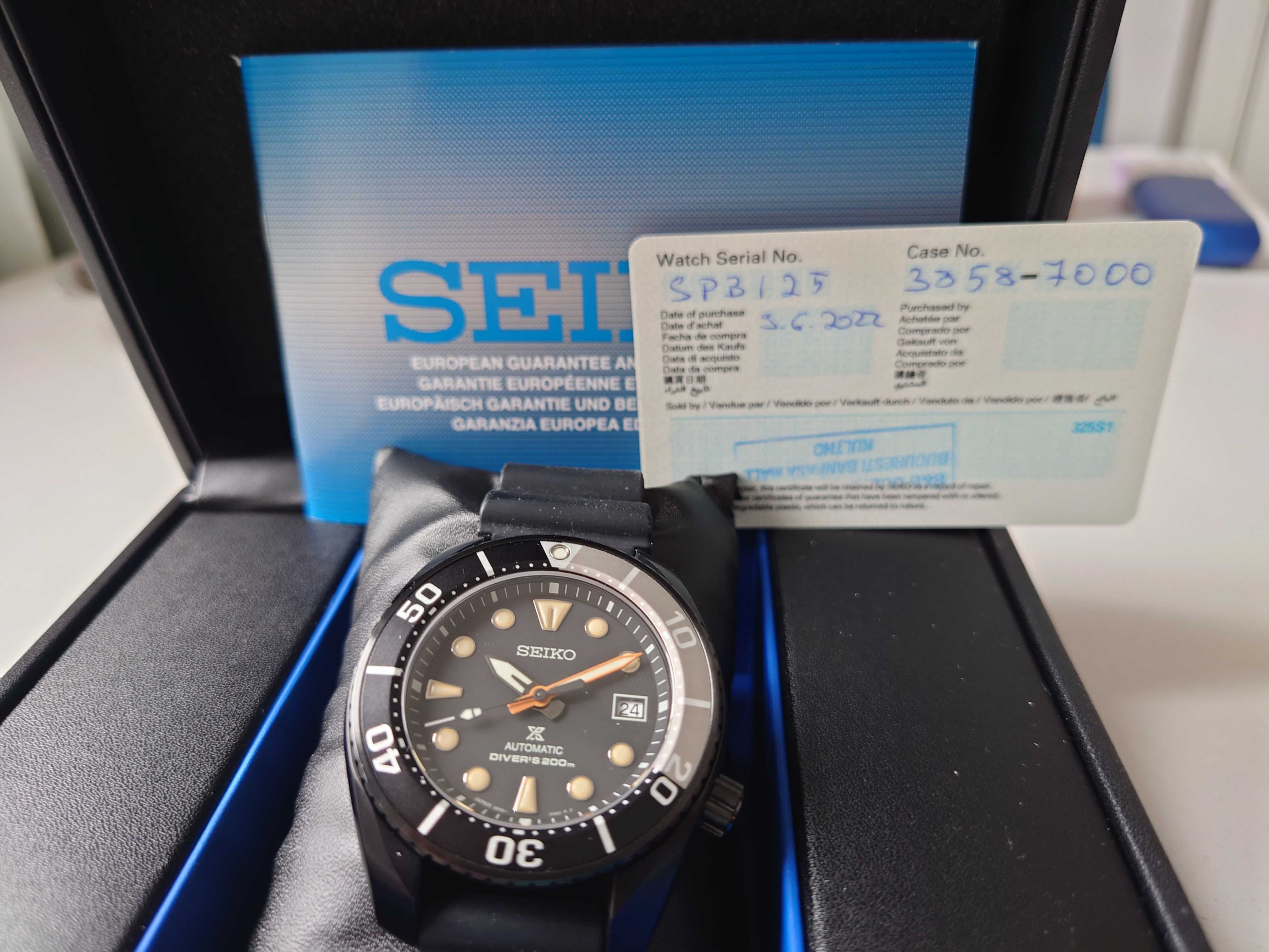 Seiko Prospex Black Sumo Limited edition  SPB125j1