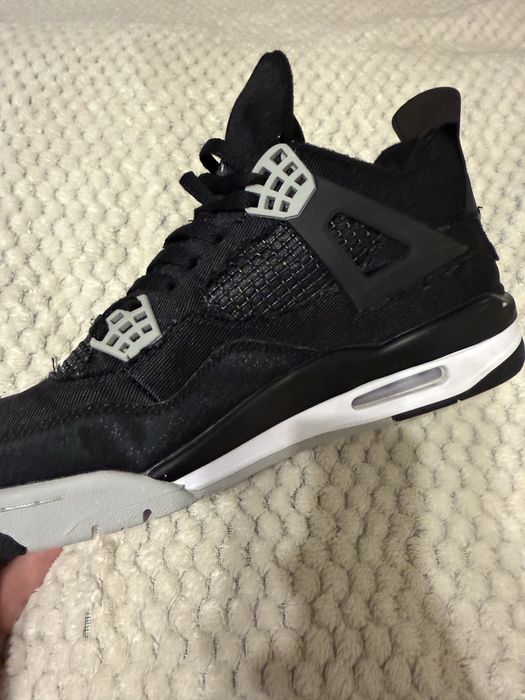 Jordan 4 black canvas