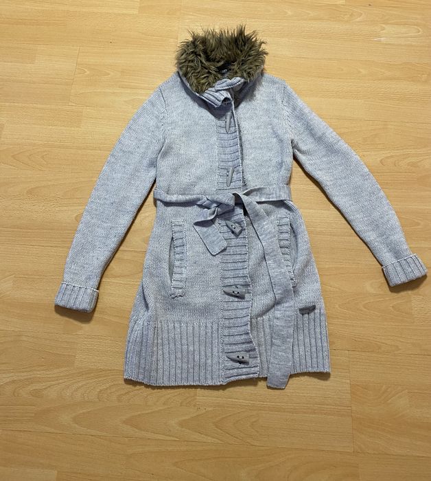 Cardigan / pulover lung cu blanita