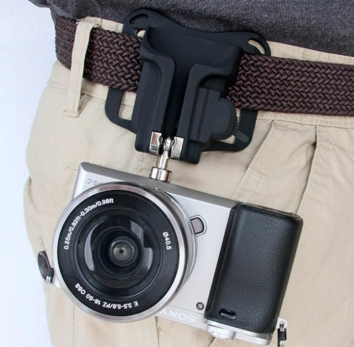 VONOTO DSLR Camera Holster Hard Plastic waist belt - Suport Prindere