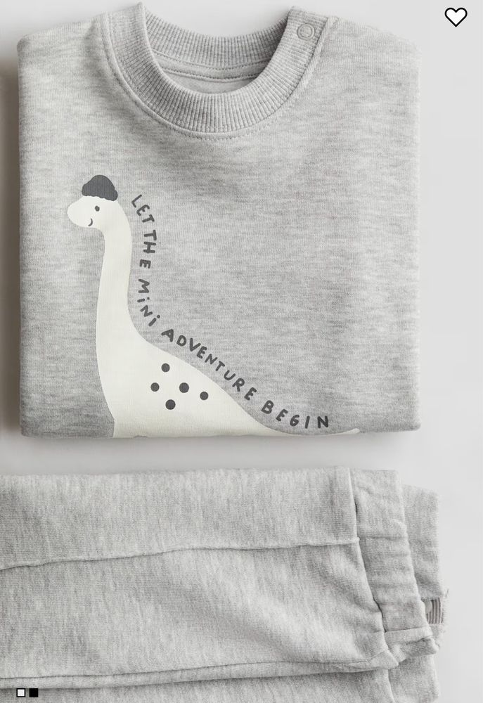 Костюм на 2 года H&M,новый, светло-серый