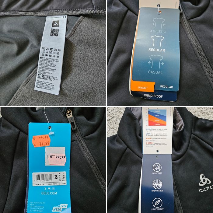 Geaca Odlo softshell hybrid windstopper