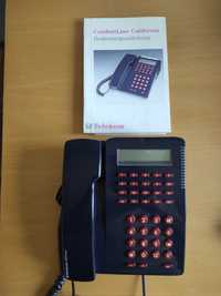Качествен немски стационарен телефон с едри цифри,  почти нов