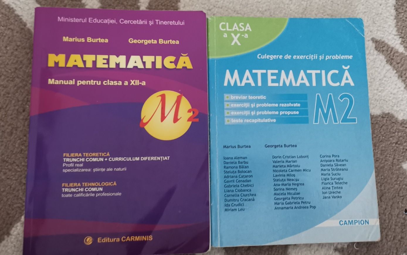 De vânzare culegeri Matematica - manual franceza - reviste educative