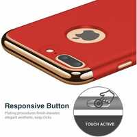 Husa pentru Apple iPhone 8 Plus, GloMax 3in1 PerfectFit, Rosu
