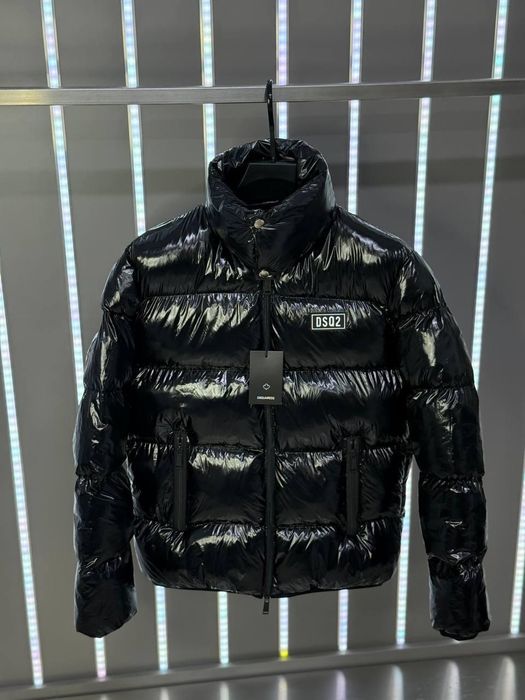 Geaca dsquared2 negru lucios, hugo boss, dior